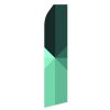Green Shaded Stock Flag - 16ft