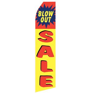 Blowout Sale Stock Flag - 16ft