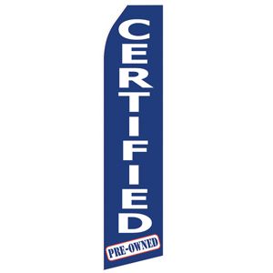 Certified Car Stock Flag - 16ft