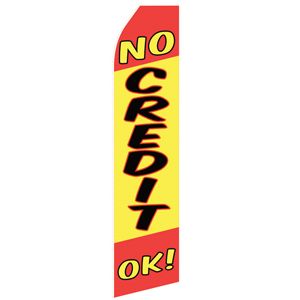 NO Credit OK Stock Flag - 16ft
