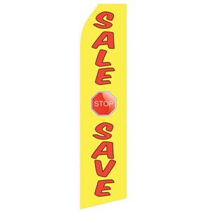 Sale Save Stock Flag - 16ft