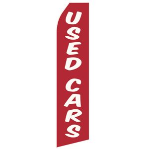 Red Used Car Flag - 16ft
