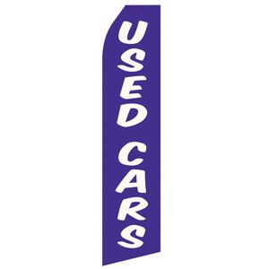 Blue Used Cars Stock Flag - 16ft