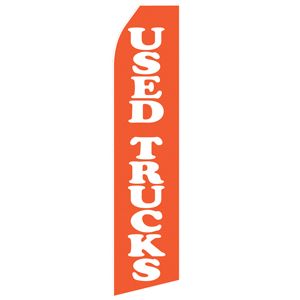 Red Used Truck Stock Flag - 16ft