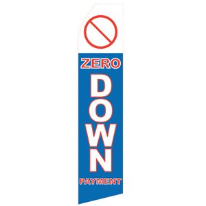 Zero Down Payment Stock Flag - 16ft