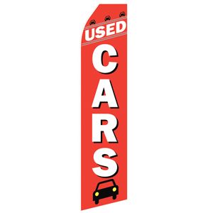 Used Cars Stock Flag - 16ft