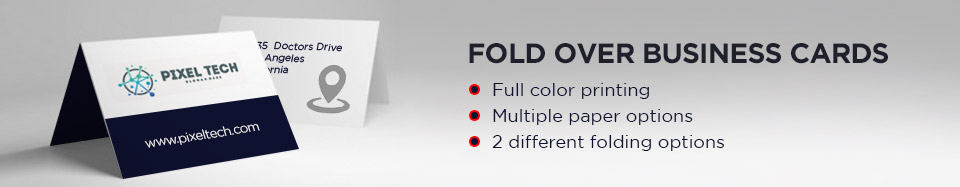 Fold Over Business Cards