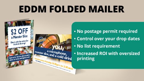 EDDM Folded Mailer 17x11 to 8.5x11