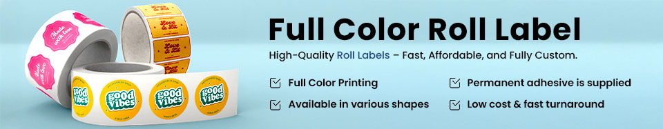 Full Color Roll Label