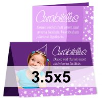 Folded Card - 3.5x5