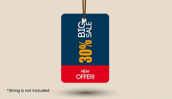 Use your Hang Tag as a Business Card