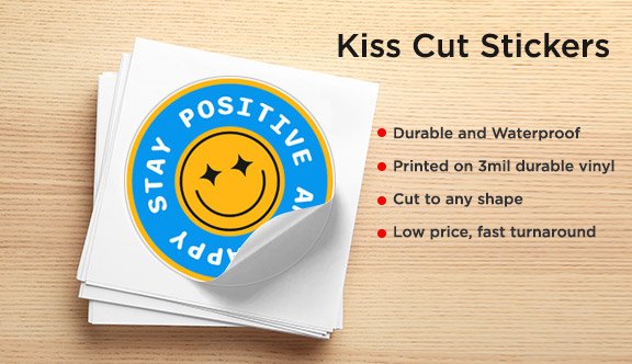 Kiss Cut Opaque Stickers