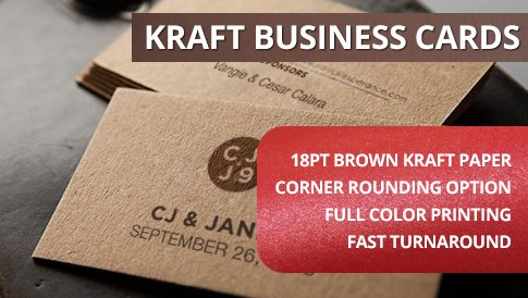 ORDER Kraft paper business card templates