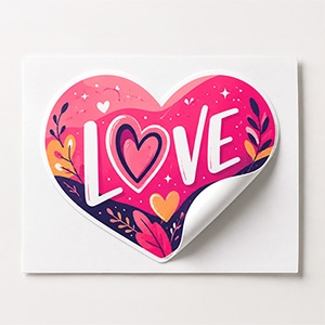 Heart Sticker