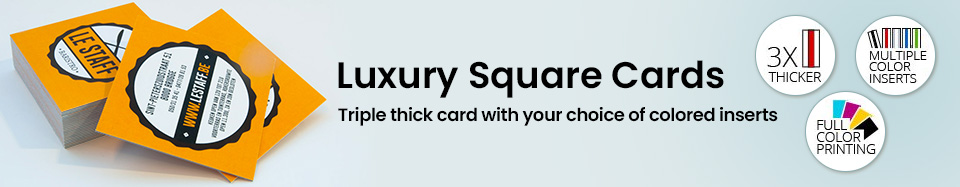 Luxury Square Cards