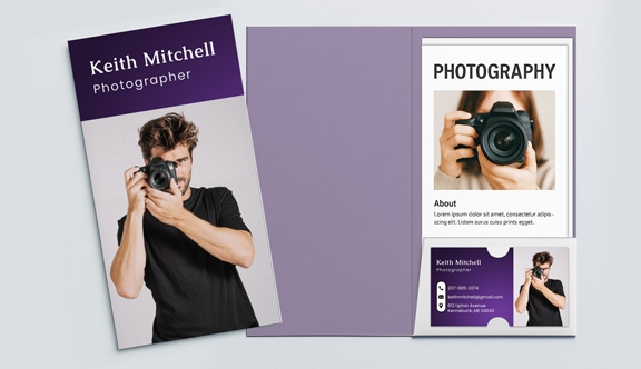 Mini 4x9 Presentation Folder