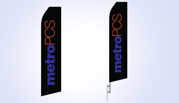 Metro PCS Stock Flag - 16ft