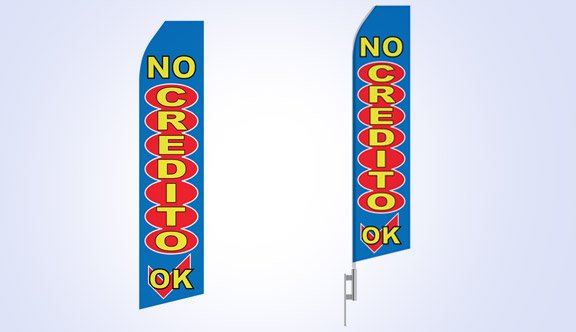No Credit OK! Stock Flag - 16ft