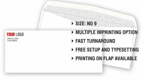 No. 9 Peek Proof Envelope (3 7/8 x 8 7/8)
