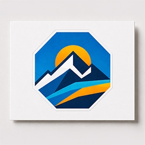 Octagon Sticker