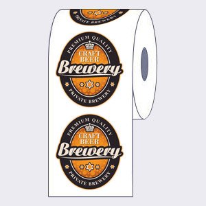 Oval Roll Labels
