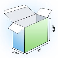Box - 5"W x 4.5"H x 2.5"D
