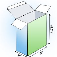 Box - 3"W x 4.75"H x 2"D
