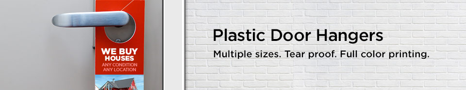 Plastic Door Hangers