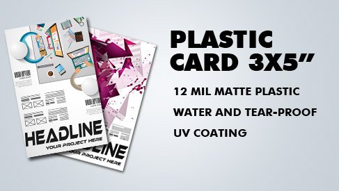 Plastic Flyer 3x5 inch 