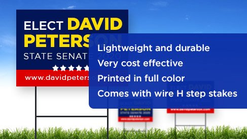 Political Yard Signs 24x18