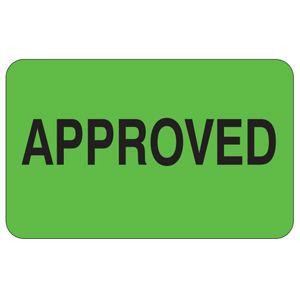 Approved Labels - 1.25x2