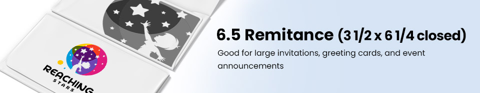 6.5 Remitance (3 1/2 x 6 1/4 closed)