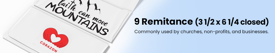 9 Remitance (3 7/8 x 8 7/8 closed)