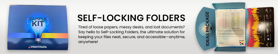 Self-Locking Folders