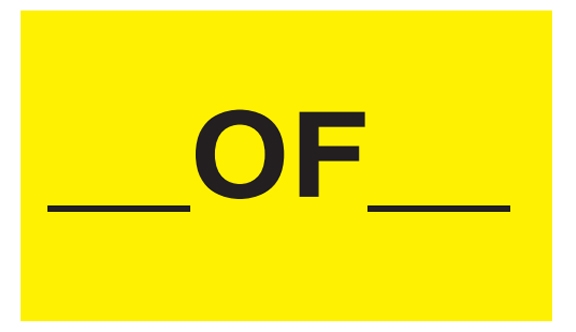 OF Labels - 3x5