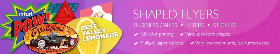Shaped Flyers