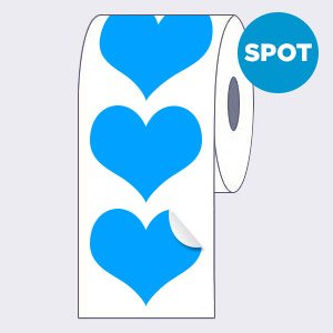 Special Shape Roll Labels (Spot Color)