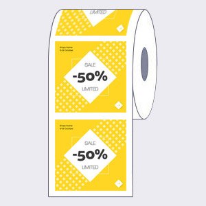 Square Roll Labels