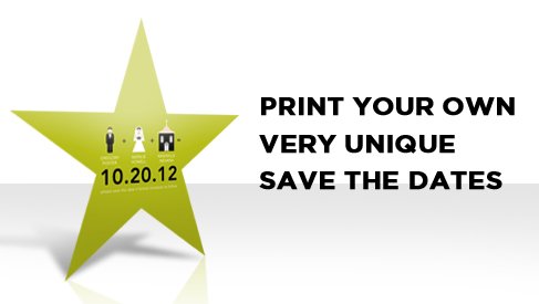 Star Shape Flyer - 7.8" x 7.5"