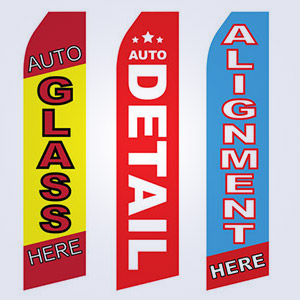 Stock Designs for Economy Feather Flag - 16ft.