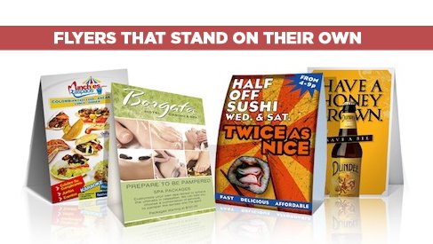 3D Standing Flyers