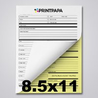 2 Part Carbonless Form - Letter