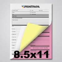 3 Part Carbonless Form - Letter
