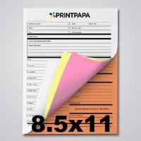 4 Part Carbonless Form - Letter