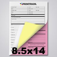 3 Part Carbonless Form - Legal