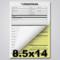2 Part Carbonless Form - Legal