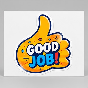 Thumbs Up Sticker
