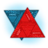 Triangle Shape Flyer - 10" x 7.5"