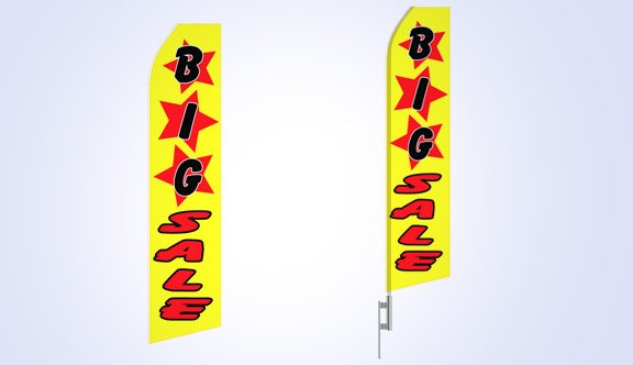 Big Sale Stock Flag - 16ft