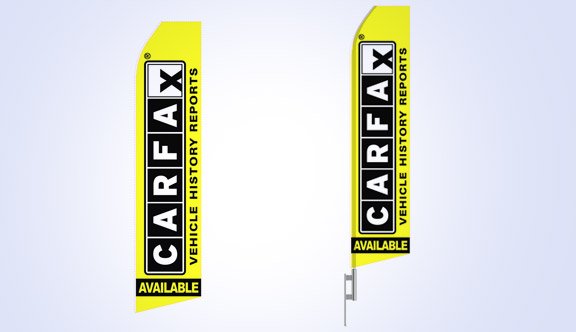 Carfax Stock Flag - 16ft